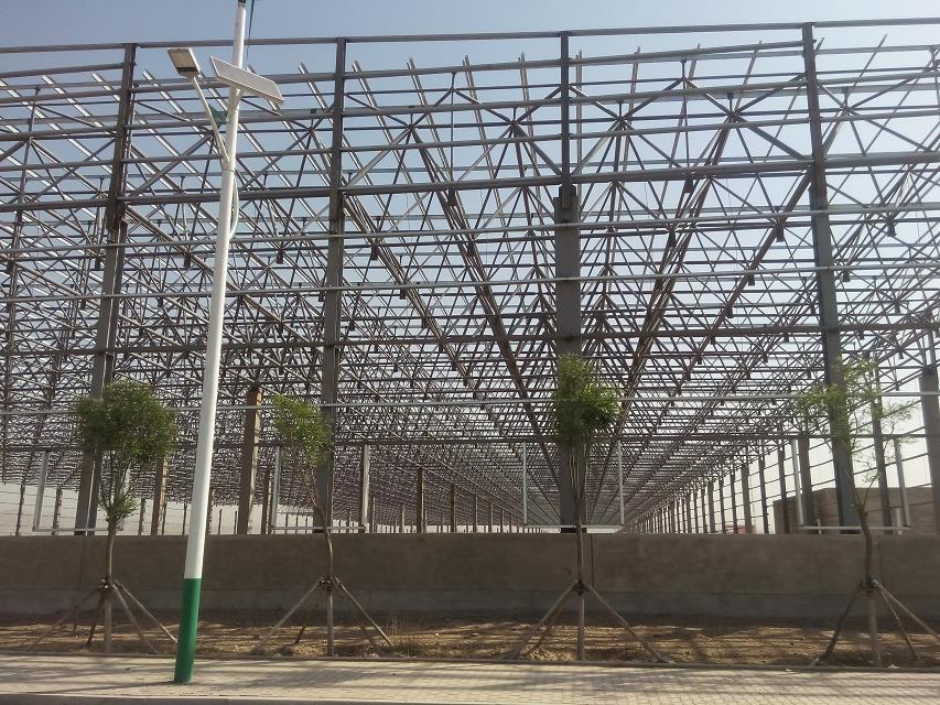 卫辉汽车工业厂房网架